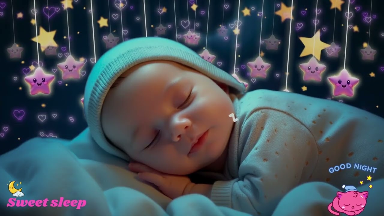 Baby Sleep Music | Fall Asleep in 3 Minutes 🌙 Mozart & Brahms Gentle Lullabies