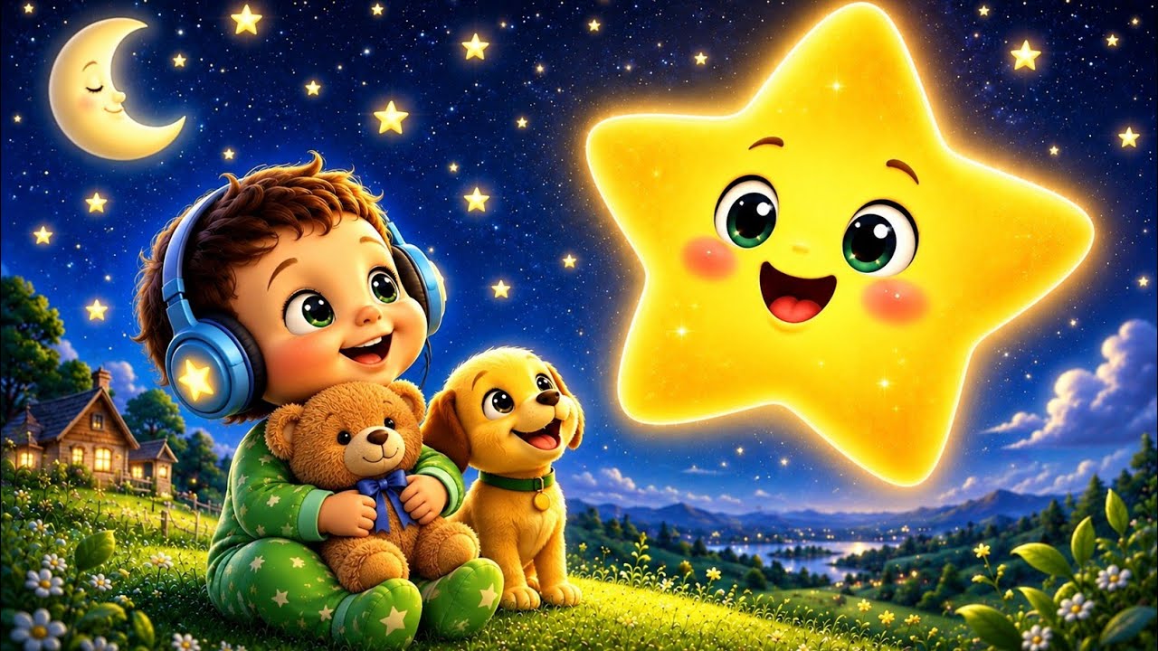 Twinkle Twinkle Little Star ⭐ | Relaxing Baby Lullaby | Soothing Sleep Music