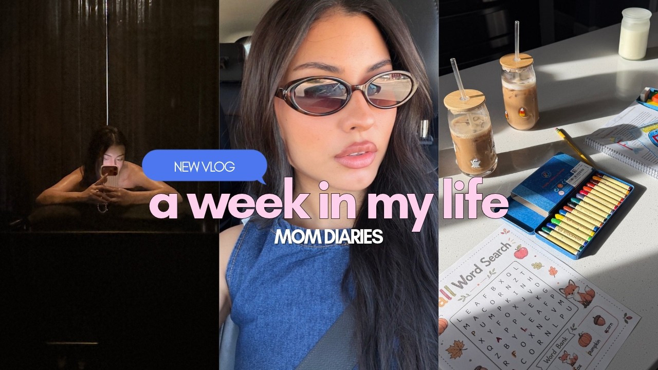WEEK IN MY LIFE AS A MOM 🧚🏼‍♂️ Self Care Day (Lymphatic Drainage!), Fall DIY Decor & Homeschool Prep