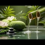 Relaxing Music 🌿Bamboo Water Sounds for Deep Sleep Meditation, Stress Relief at Night, Nature Sounds