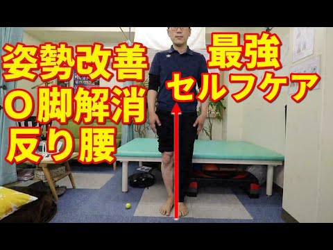 【反り腰改善】【O脚解消】坐骨神経痛、腰痛の方向け　姿勢を改善する段階的エクササイズ【即効性あり】