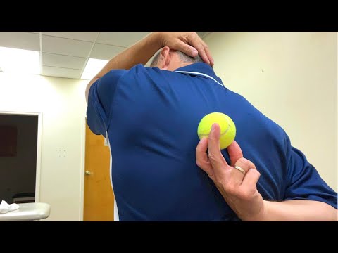 Shoulder PAIN Self Massage Technique | Upper Back and Between Shoulder Blades