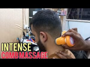 Intense Asmr Comb Head Massage by young pakistanibarber