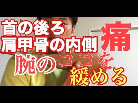 【首の後ろ】【肩甲骨の内側】が痛い人はココを緩めて！！