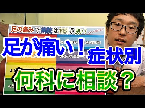 【症状別】足の痛みで病院に行くのは何科が良いか。おすすめの病院も紹介。