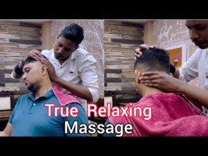 World's Greatest Relaxing Asmr Head Massage with Neck Cracking By Vikram Barber|ASMR Sleep 😴