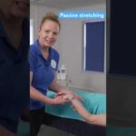 Passive Stretching at the Wrist – in #massage #stretching