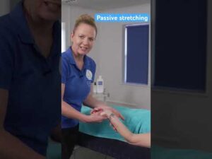 Passive Stretching at the Wrist – in #massage #stretching