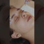 ASMR Face & Back Massage by Beautiful Lady Barber | Barbershop Spa Treatment #shorts