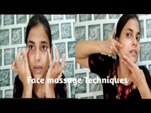Face massage techniques for glowing skin|Face self massage| नैसर्गिक चमक आता फक्त 10 मि. मधे |