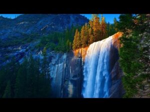 Beautiful Relaxing Hymns, Peaceful Instrumental Music, "Waterfall Morning Sunrise" By Tim Janis