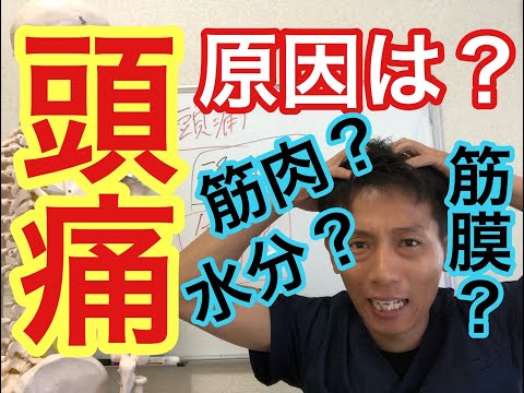 【頭痛】頭のてっぺんの痛みの原因は筋膜？癖？