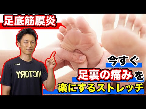 【足裏の痛み】を取るストレッチ!足底筋膜炎に効くマッサージ&ストレッチで今すぐ痛みを治す