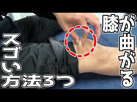 【重要】膝を曲げる方法３選！【膝痛 ハリボディTV】