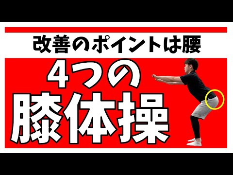 膝痛改善のポイントは腰!!4つの膝改善体操[堺市南区光明池整骨院骨盤Lab Corpo]