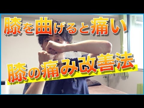 膝を曲げた時、しゃがんだ時の膝の痛みを改善する方法【福岡　膝痛】