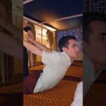 ASMR: CRAZY Thai Stretching Massage with Unique Techniques! #shorts