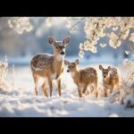 Snowy winter pines, Beautiful Relaxing Music, Peaceful  Soothing Music, By Tim Janis