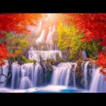 Autumn Waterfalls, Beautiful Relaxing Music, Peaceful  Soothing Music,  By Tim Janis