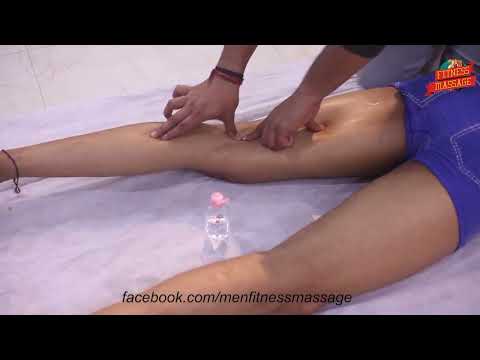 Swedish Massage Technique For Legs & Thigh |Back Of Leg Massage Relaxation Technique |How to Massage