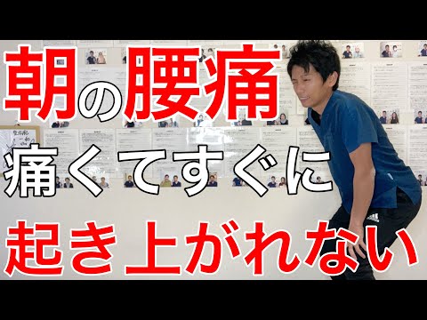 【＃朝腰が痛い】腰が痛くて朝すぐに起き上がれない原因と対処法【＃ストレッチ】