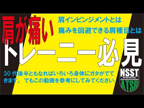肩が痛いトレーニー必見‼インピンジメントをもつ人の肩トレーニング
