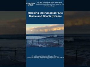 Flute and Synth, Relaxing Music #Shorts #Music #Beach #Ocean
