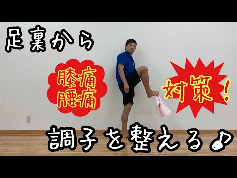 らく膝体操③足裏から整える編
