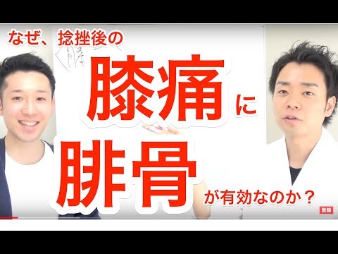膝痛　ストレッチ　マッサージ　なぜ、捻挫後の膝痛に腓骨テクニックが有効なのか？　Fibral technique is effective for knee pain