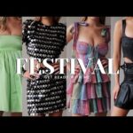 Getting Festival-Ready | outfit haul, nails, massage, facial, etc.