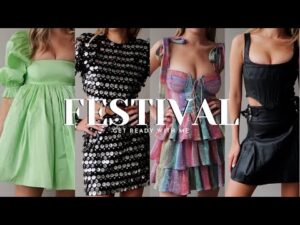 Getting Festival-Ready | outfit haul, nails, massage, facial, etc.