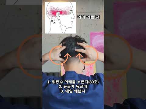 두통 셀프마사지(headache massage)