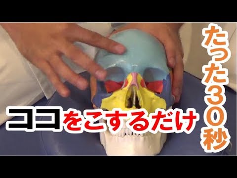 【手技ビデオ】３０秒おでこをこするだけ！全身ユルユルになる脳脊髄液アプローチ