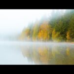 Autumn's peaceful Lake Morning Sunrise, Beautiful Relaxing Hymns, Peaceful Music by Tim Janis