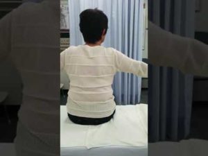 五十肩 　肩の痛み　 可動域制限改善　来院時