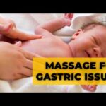 Abdominal massage technique to help gastric issues in children