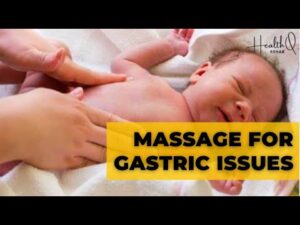 Abdominal massage technique to help gastric issues in children