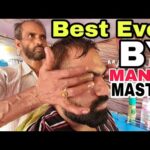 Manojmaster head massage, Ear massage, back massage, Neck cracking | ASMR | Indianbarber |Relaxing