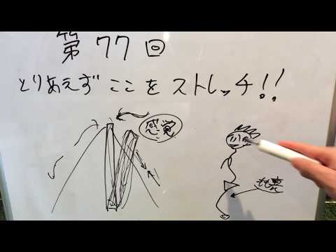 第77回 とりあえずここをストレッチ！【2ヵ月で下半身痩せができる動画】