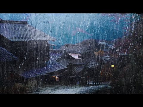 Heavy Rain and Thunder Sounds for Sleeping – Rain Sounds For Sleep Relax, Meditation, Study, ASMR