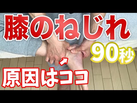 【自分で治す】膝のねじれの原因はここ!!9足首の支帯マッサージ【渋谷　膝の痛み】東京都渋谷区恵比寿の整体院蒼