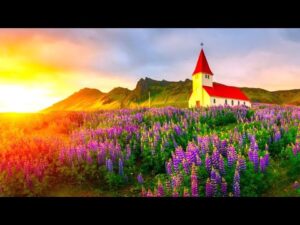 Palm Sunday, Beautiful Relaxing Hymns, Peaceful Instrumental Music, "Iceland Morning Sunrise"