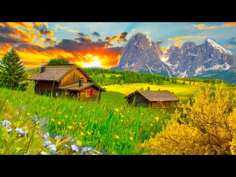 Beautiful Relaxing Music, Peaceful Soothing Instrumental Music, Spring in Italy's Alps" by Tim Janis